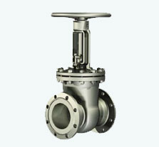 Rising stem wedge shaped valves